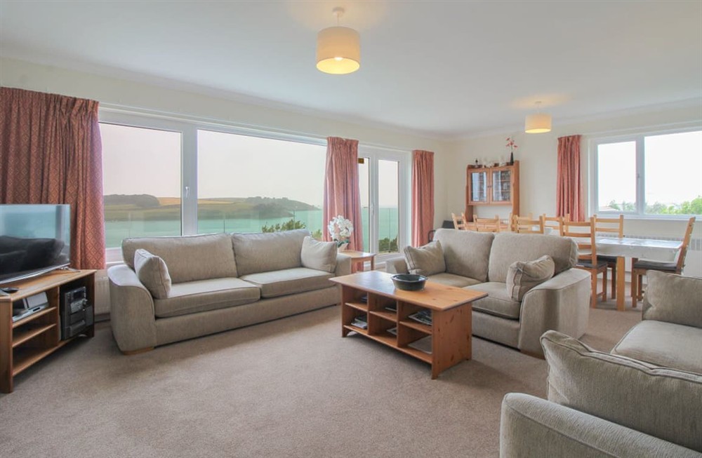 Living area (photo 3) at Upper Cobblestones in St Mawes, Cornwall