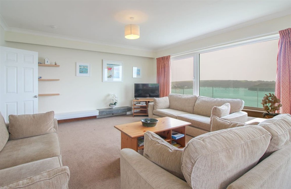 Living area (photo 5) at Upper Cobblestones in St Mawes, Cornwall