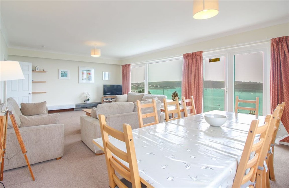 Living area (photo 8) at Upper Cobblestones in St Mawes, Cornwall