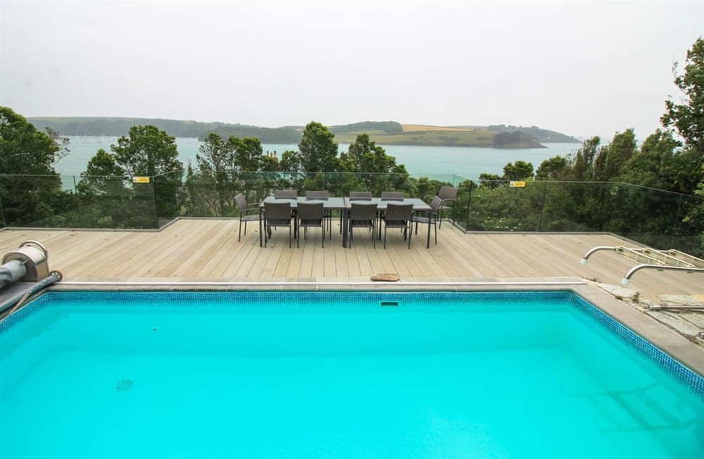 Swimming pool (photo 2) at Upper Cobblestones in St Mawes, Cornwall