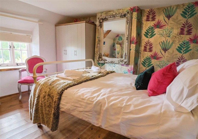 One of the bedrooms at Upper Cottage, Rocombe near Uplyme