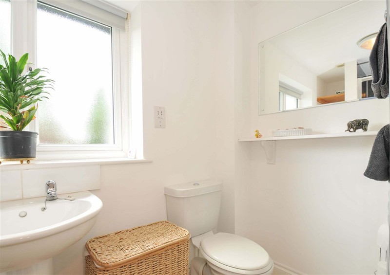 Bathroom at Upper Court Cottage, Broad Langdon near Wainhouse Corner
