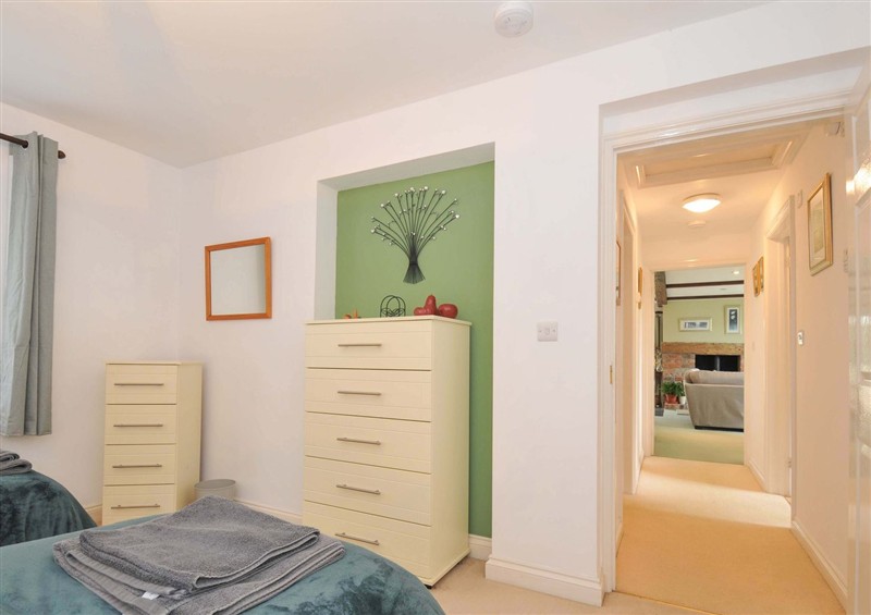 One of the 2 bedrooms at Upper Court Cottage, Broad Langdon near Wainhouse Corner
