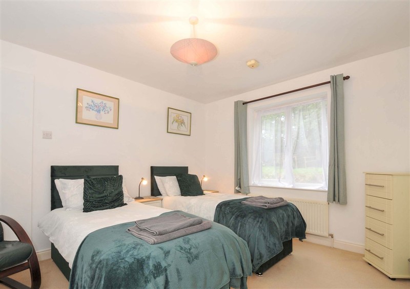 This is a bedroom at Upper Court Cottage, Broad Langdon near Wainhouse Corner