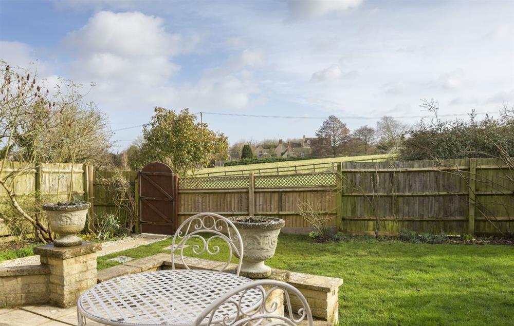 Enjoy stunning views from the back garden  at Upper End House, Shipton-under-Wychwood