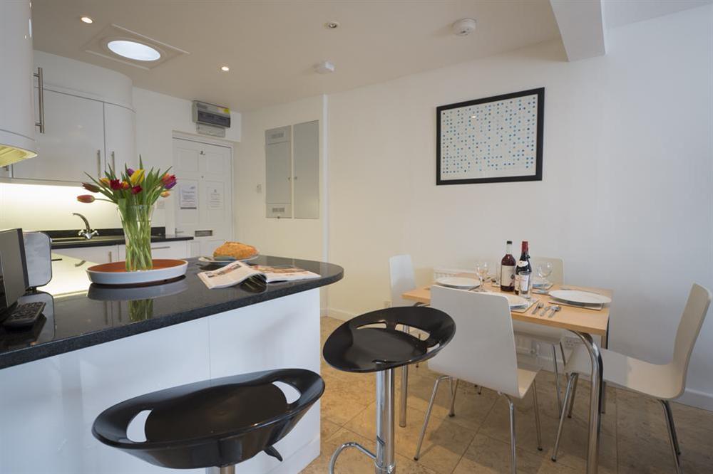 Modern well equipped kitchen with open plan dining/living room (photo 3) at Upper Fernlea in , Salcombe