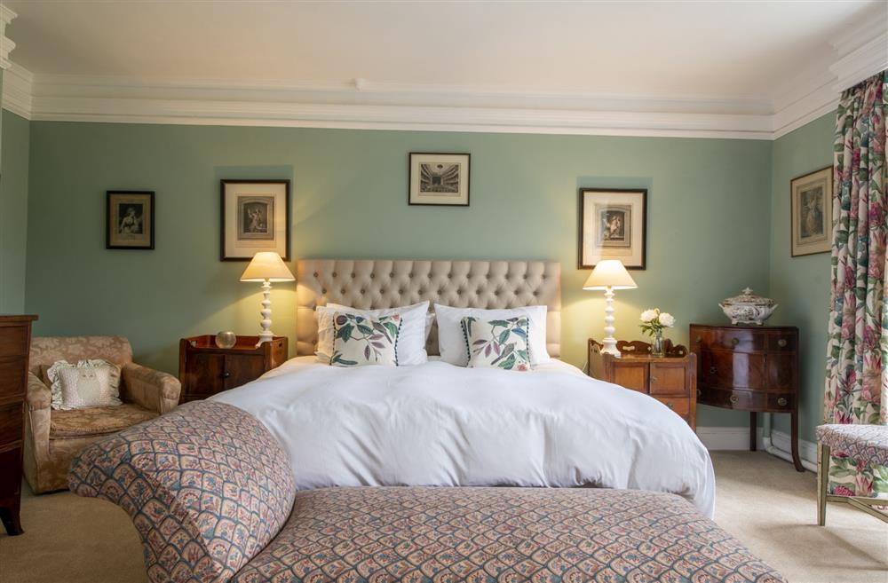 Bedroom five with a super-king size bed at Upper Helmsley Hall, York