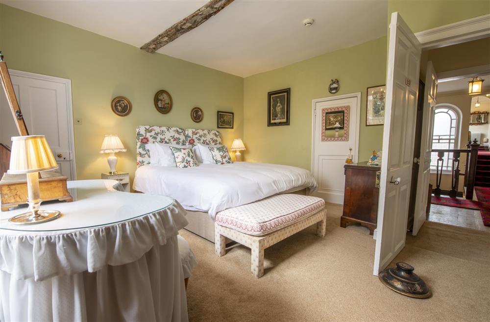 Bedroom seven with a 6’ super-king zip and link size bed at Upper Helmsley Hall, York