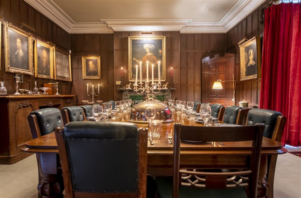 The formal Dining room with original oak panelling (photo 2) at Upper Helmsley Hall, York