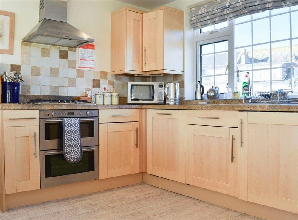 Well equipped, large kitchen at Upper Sheldon House in Buckley St, Devon