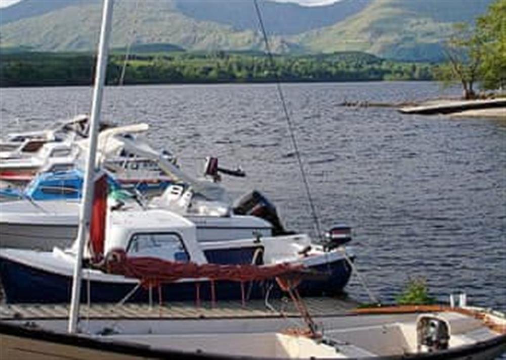 Loch awe boats at Upper Tower in South Lochaweside, Argyll