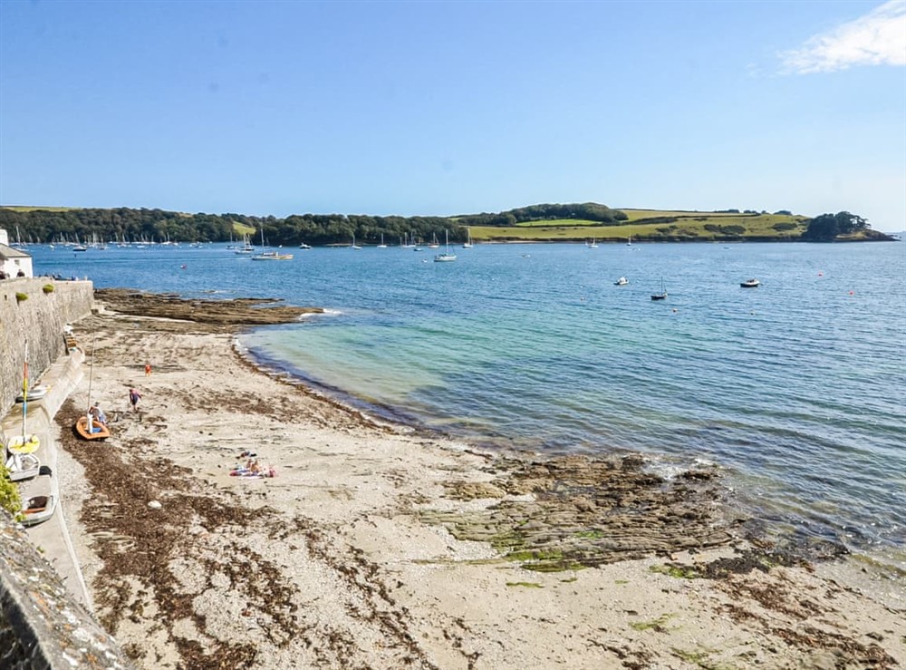 Beach at Upper Warren in St Mawes, Cornwall