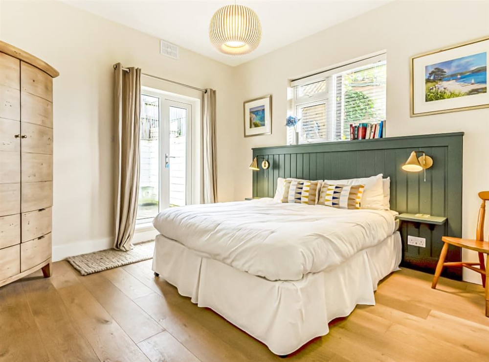 Bedroom at Upper Warren in St Mawes, Cornwall