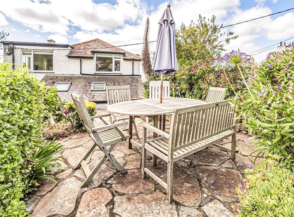 Outdoor area at Upper Warren in St Mawes, Cornwall