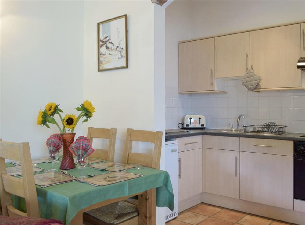 Convenient dining area at Cothi Cottage, 
