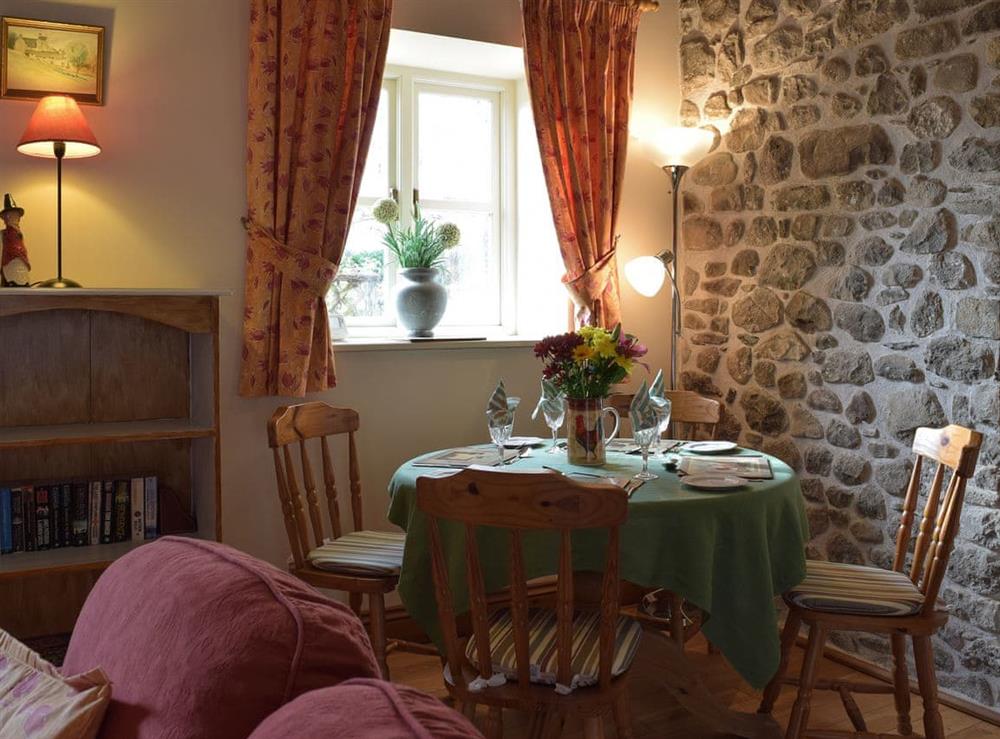 Dining area at Gwili Cottage, 