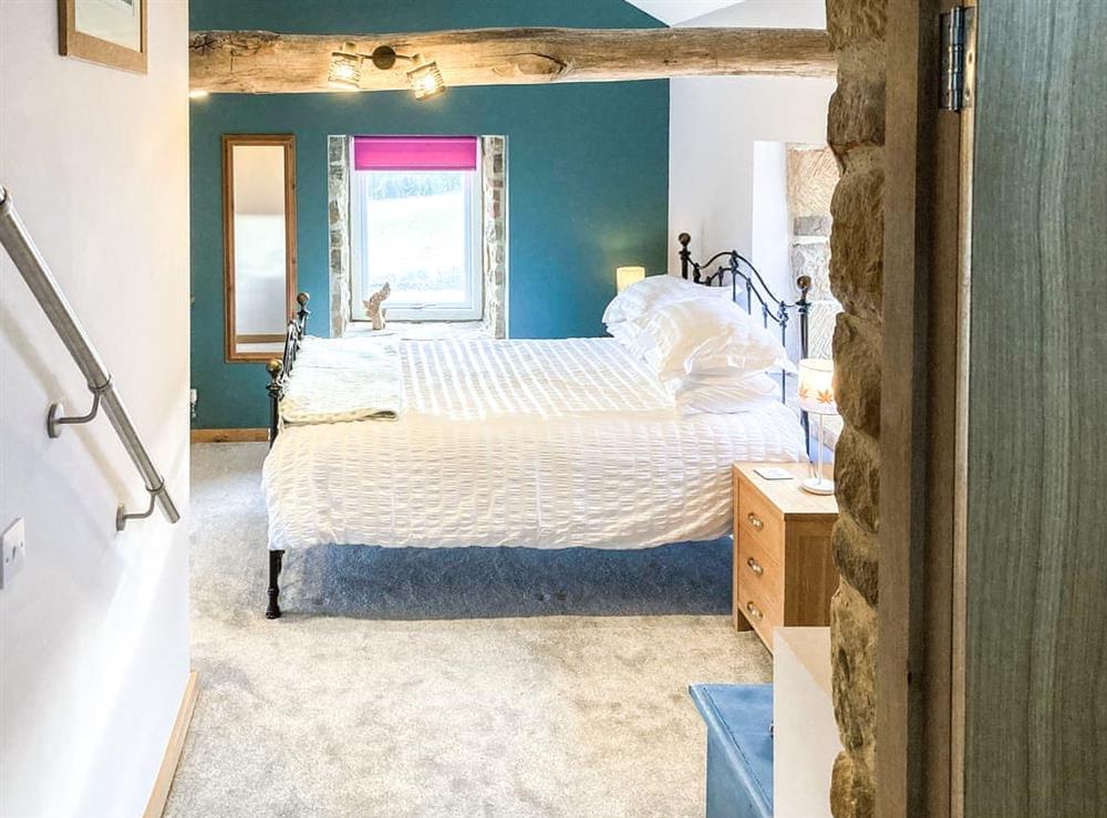 Double bedroom at Uptop Barn in Chop Gate, North Yorkshire