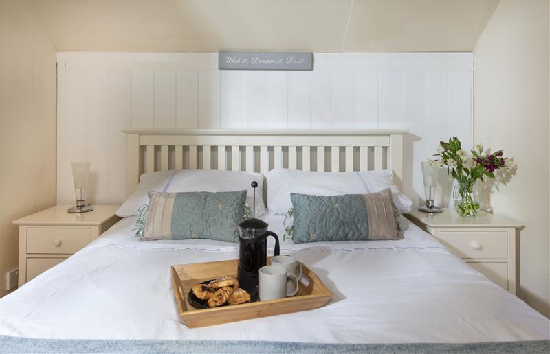 A bedroom in Vale House Barn at Vale House Barn, Cornwall