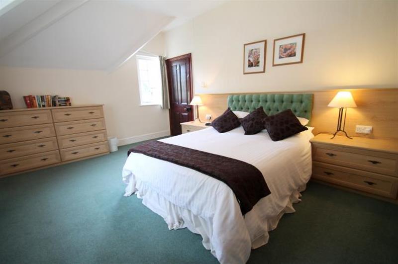 Double bedroom at Vale View Apartment, Porlock Weir