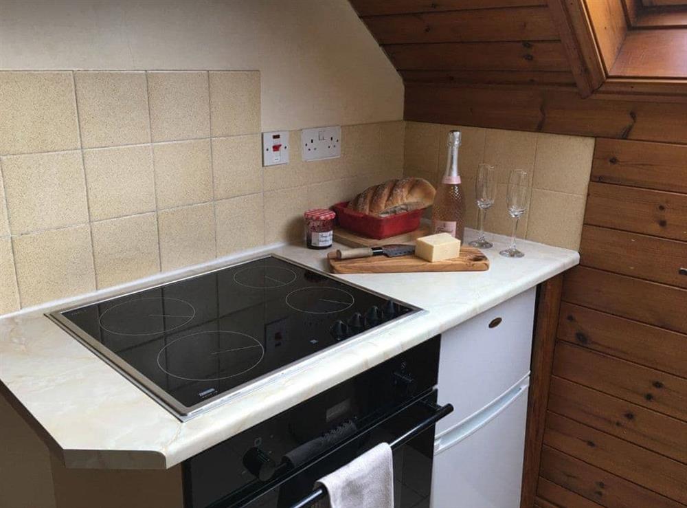 Modest well equipped kitchen at Valencourt in Rosedale, near Pickering, North Yorkshire