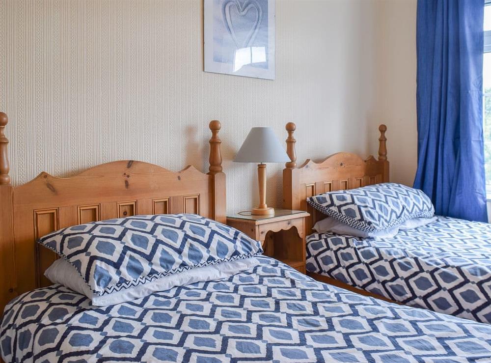 Comfortable and inviting twin bedroom at Valentine Cottage  in Keswick, Cumbria