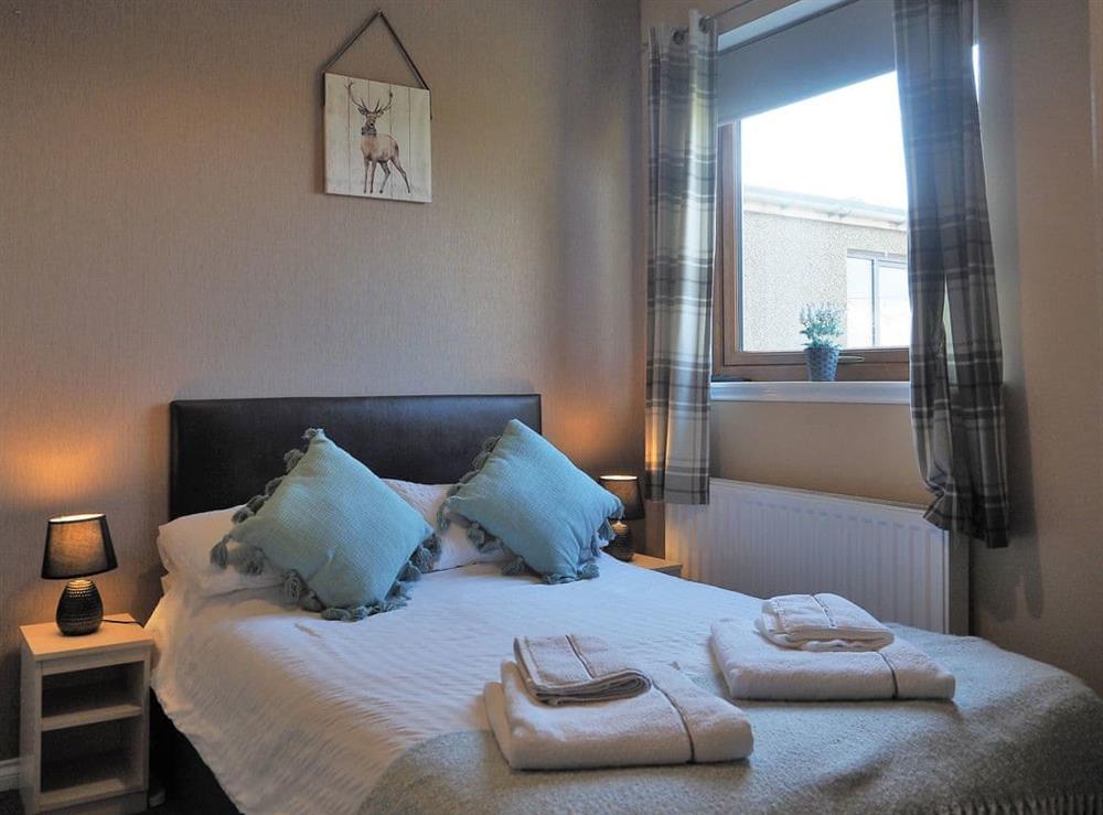 Double bedroom at Valhalla Brae in Keiss, near Wick, Highlands, Caithness