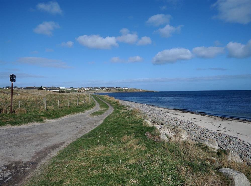 Surrounding area at Valhalla Brae in Keiss, near Wick, Highlands, Caithness