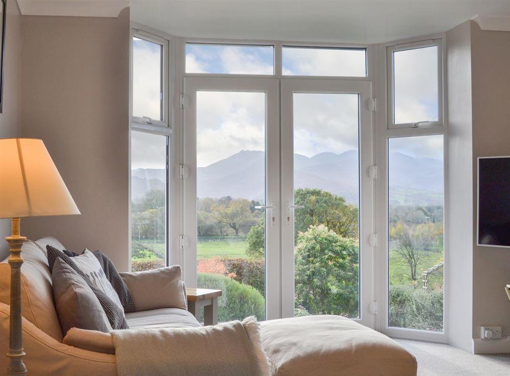 Living room at Valley Crest in Keswick, Cumbria