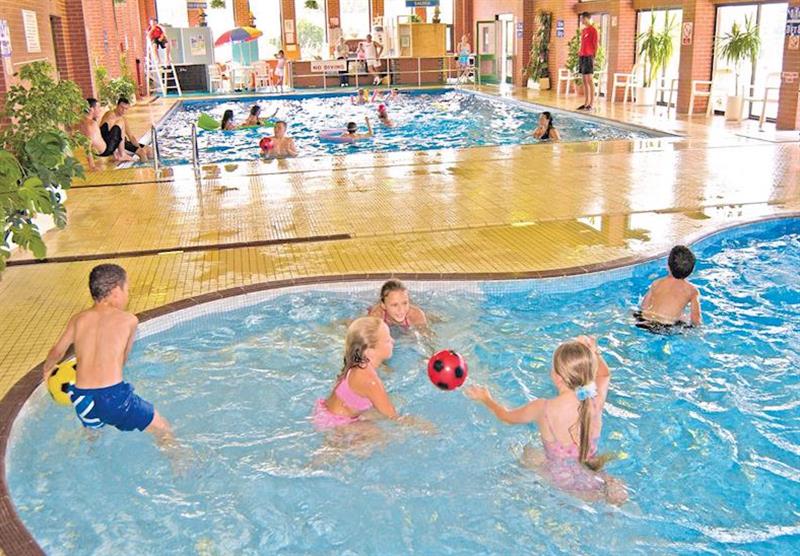 Indoor heated swimming pool at Valley Farm in Clacton-on-Sea, Essex