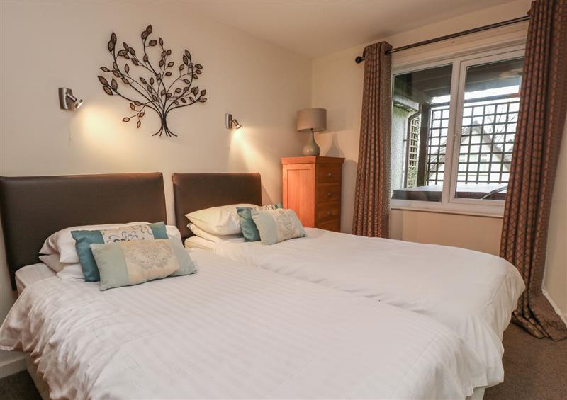 One of the 3 bedrooms at Valley Lodge 33, Callington near Gunnislake