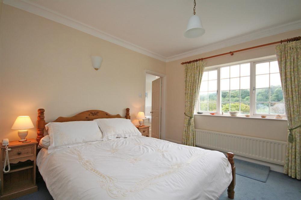 Master bedroom with lovely views at Valley View (Salcombe) in Sandhills Road, Salcombe