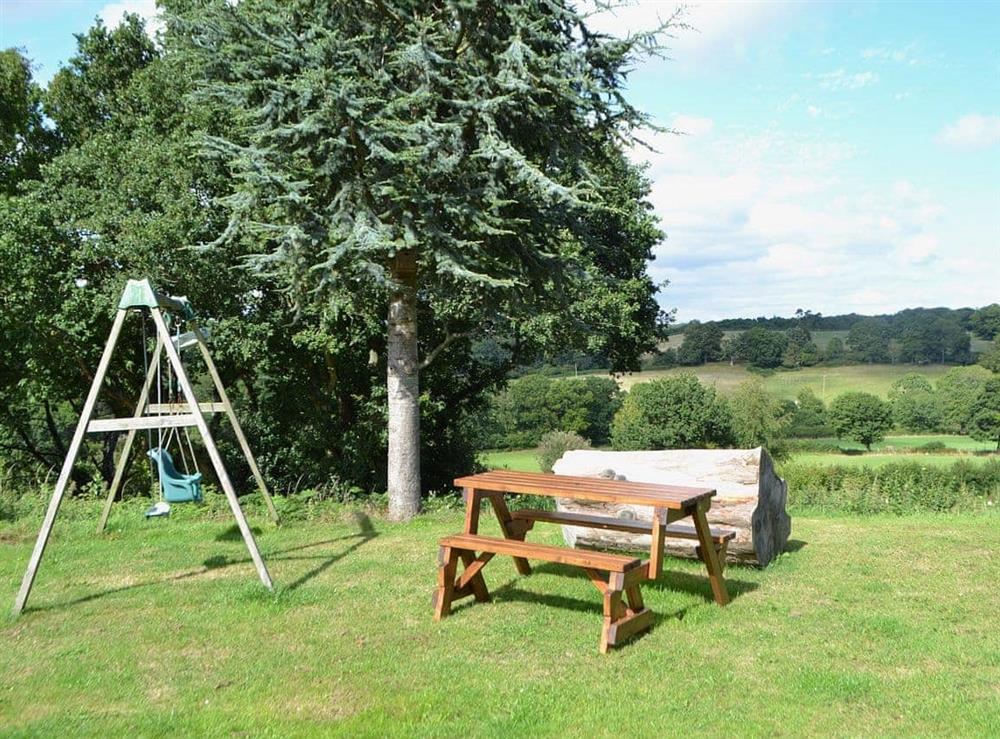 Garden at Valley View Annex in North Poulner, near Ringwood, Hampshire