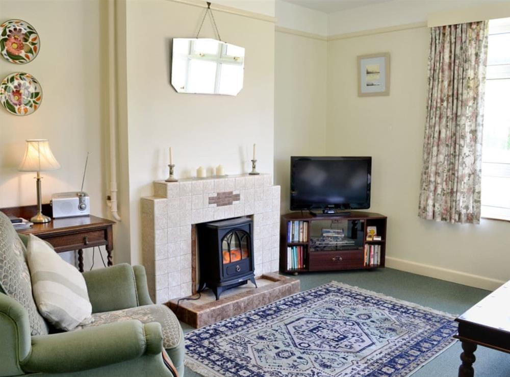 Living room at Valley View in Bridport, Dorset