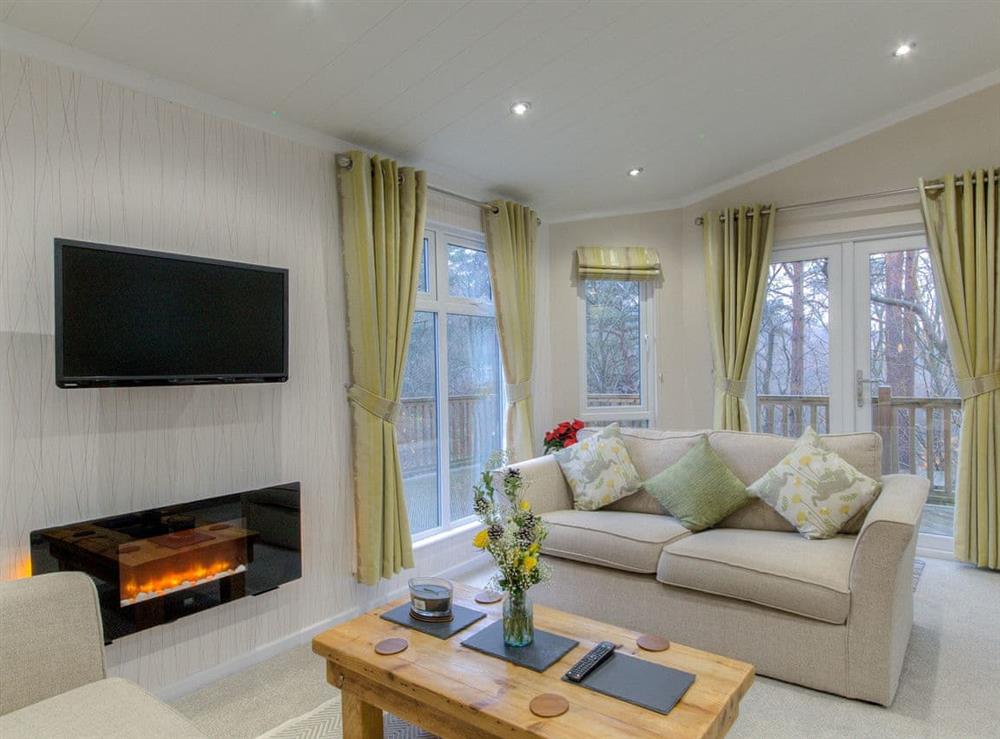 Luxurious open plan living space at Valley View Lodge in Weybourne, near Sheringham, Norfolk