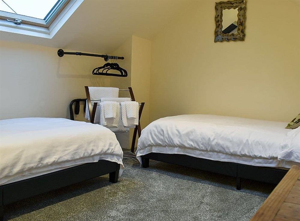 Twin bedroom at Valley View in Malvern, Worcestershire