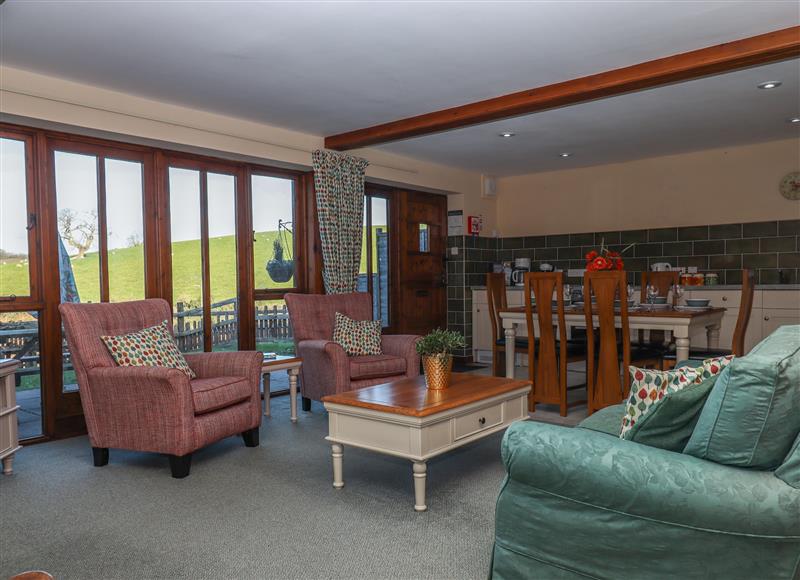 The living area at Valley View, Muddiford near West Down