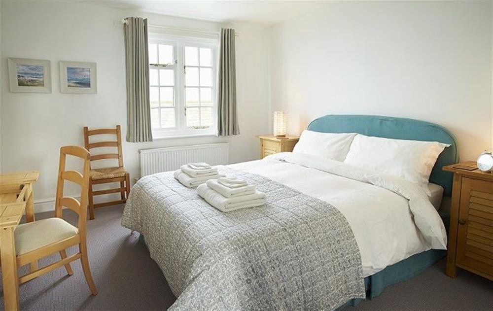 First floor: Double bedroom with 5' bed at Valonia, Cromer Lighthouse
