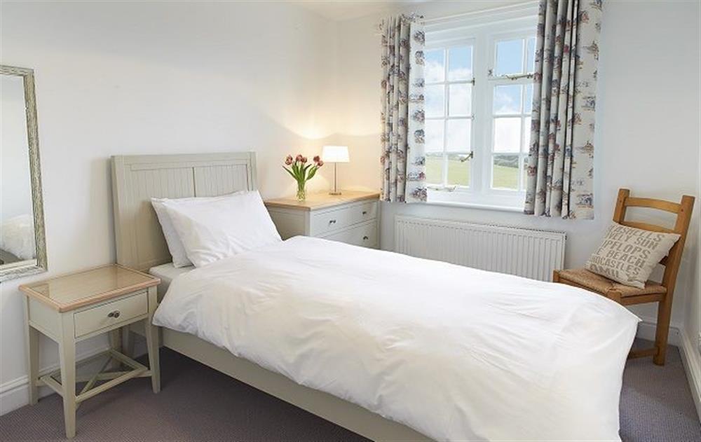 First floor:  Single bedroom with 3' bed at Valonia, Cromer Lighthouse