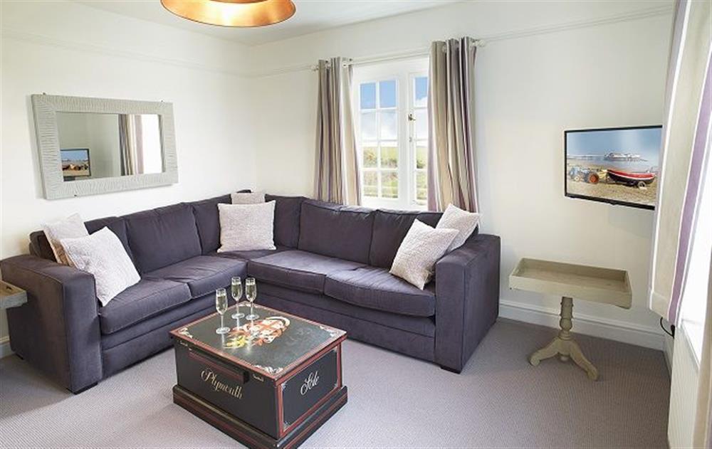 Ground floor: Small sitting room at Valonia, Cromer Lighthouse