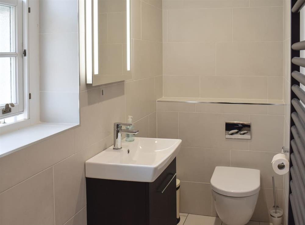 Shower room at Vanehouse Apartment in Osmotherley, near Northallerton, Yorkshire, North Yorkshire