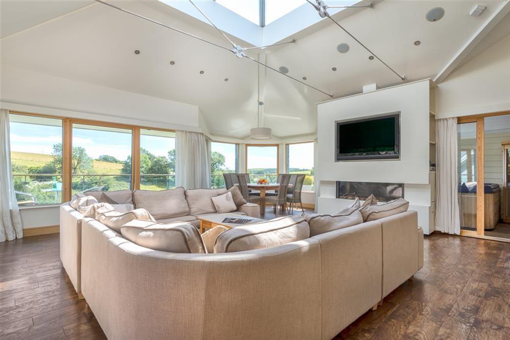 Comfortable central sitting area at Vantage Point in Hillfield, Dartmouth