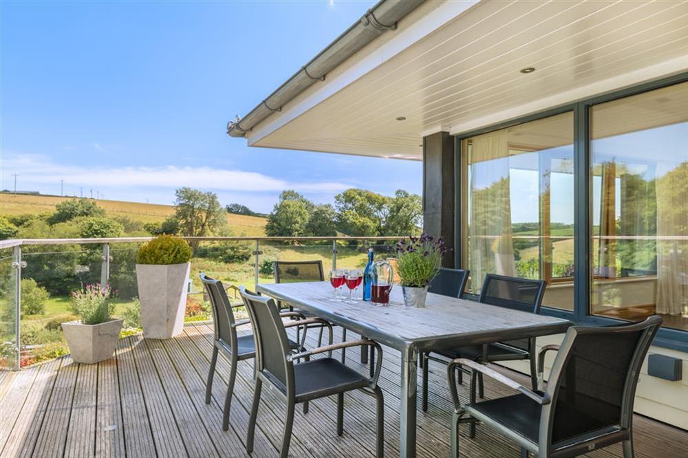 Seating area ideal for a leisurely breakfast or alfresco meal (photo 2) at Vantage Point in Hillfield, Dartmouth