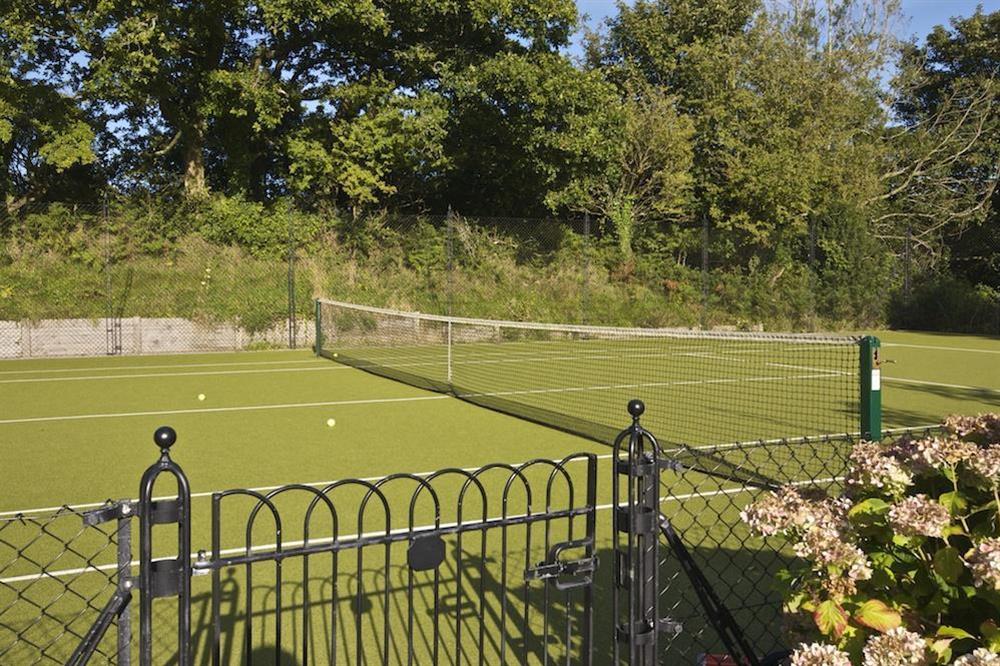 Tennis court at Vantage Point in Hillfield, Dartmouth