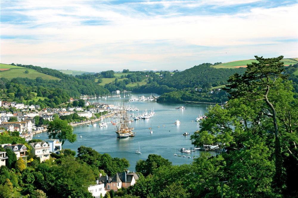 The beautiful River Dart at Vantage Point in Hillfield, Dartmouth