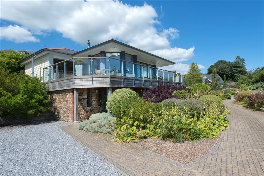 Vantage Point overlooks the beautiful gardens and the valley beyond at Vantage Point in Hillfield, Dartmouth