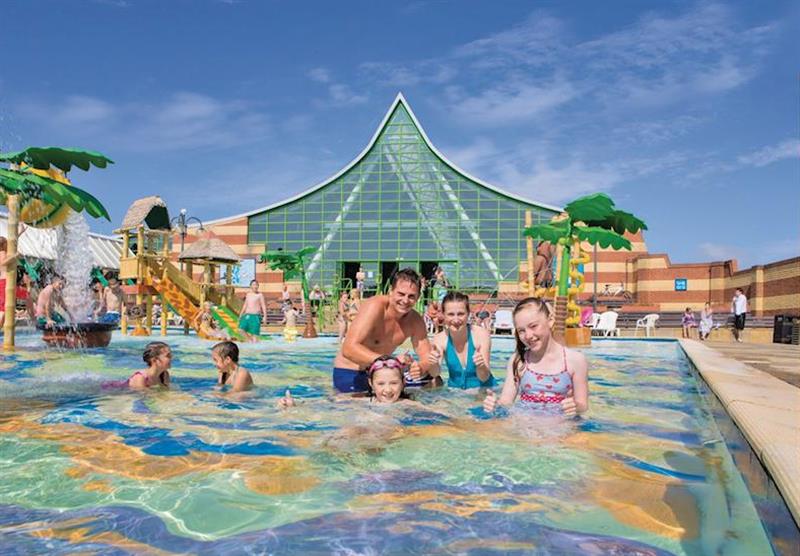 Outdoor splash pool at Vauxhall Holiday Park in , Great Yarmouth