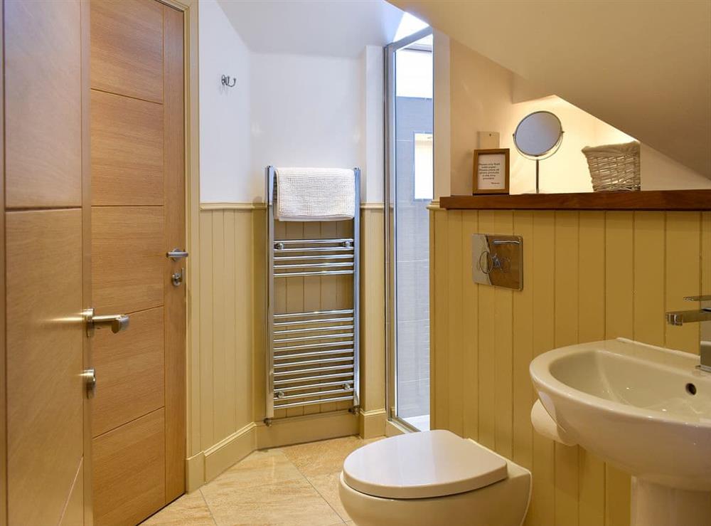 Shower room at Veleta in Linlithgow, near Edinburgh, West Lothian
