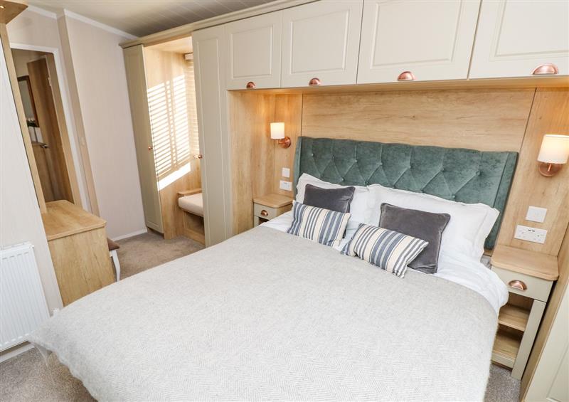 One of the 2 bedrooms at Vendee Lodge, Thorness Bay Holiday Park near Cowes