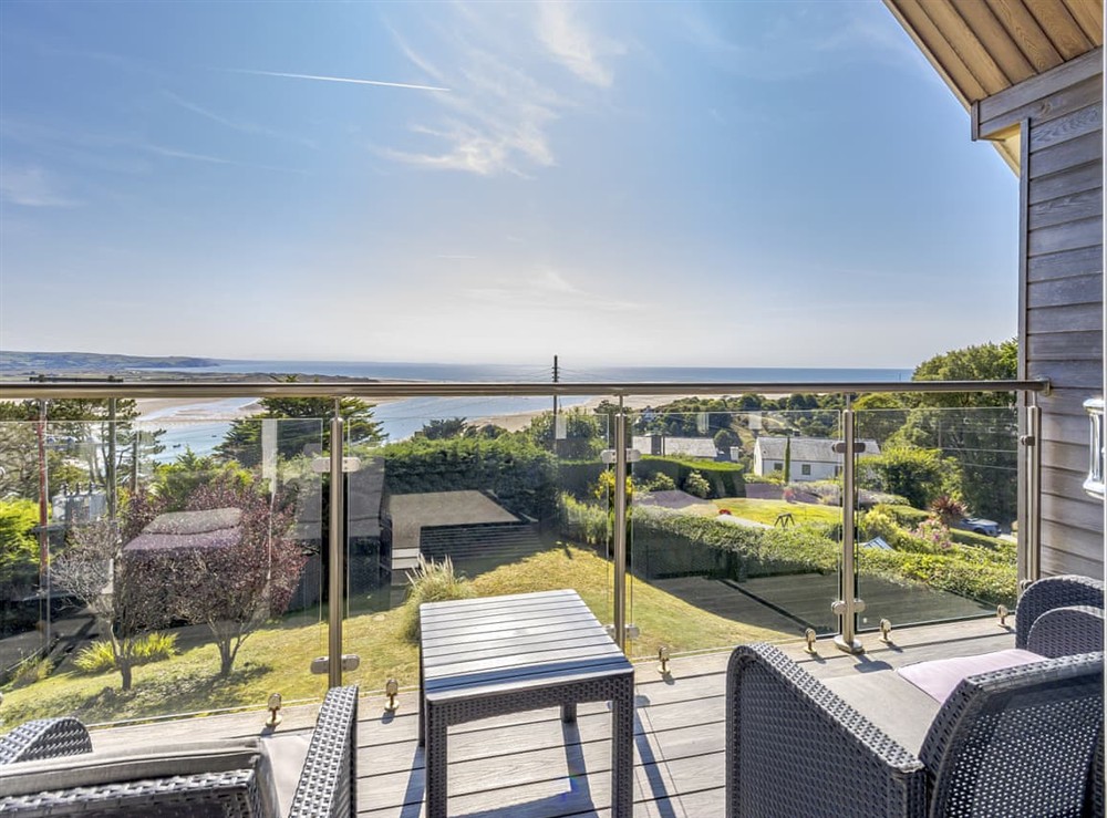 Sitting-out-area at Verbier in Aberdyfi, Gwynedd
