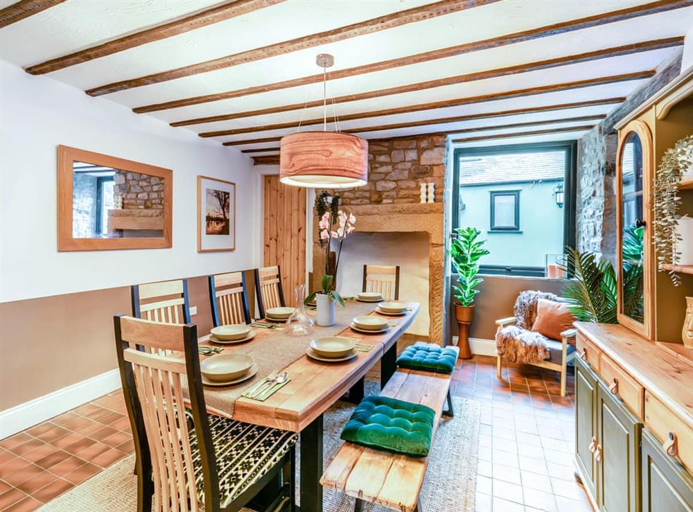 Dining Area at Verona House in Tideswell, near Buxton, Derbyshire